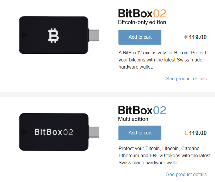 BitBox02 precios
